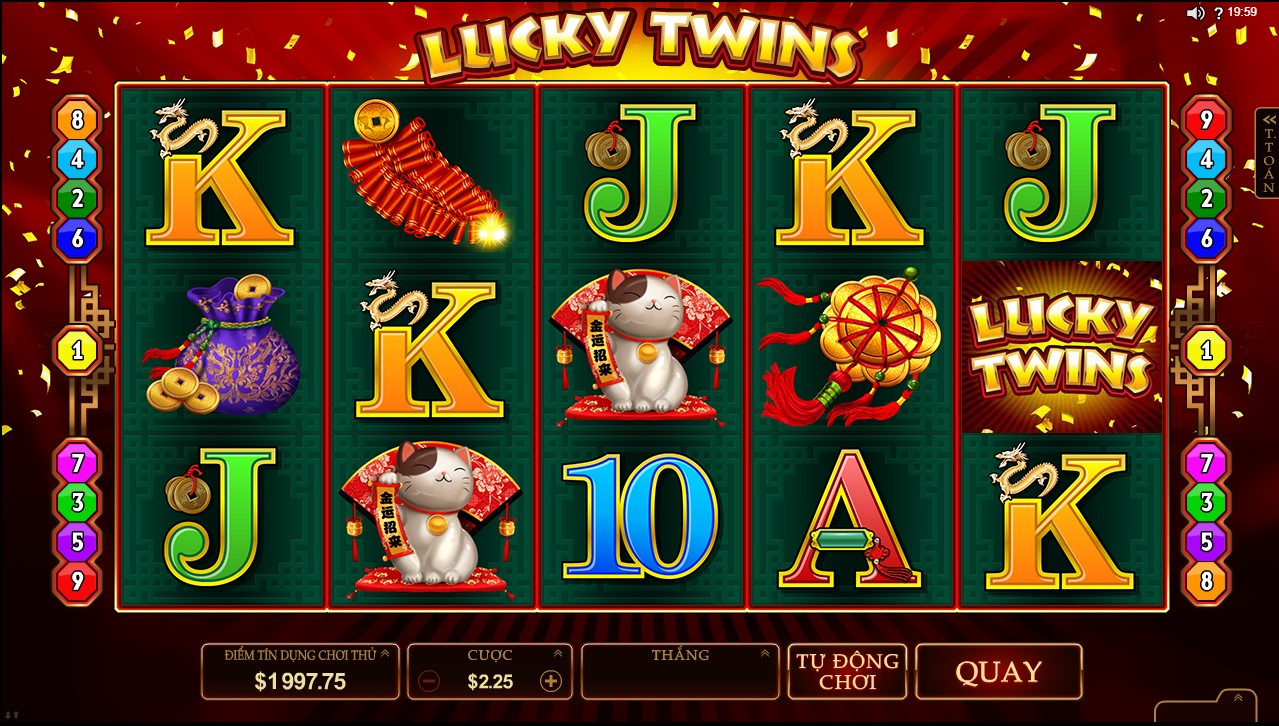 lucky twins microgaming w88